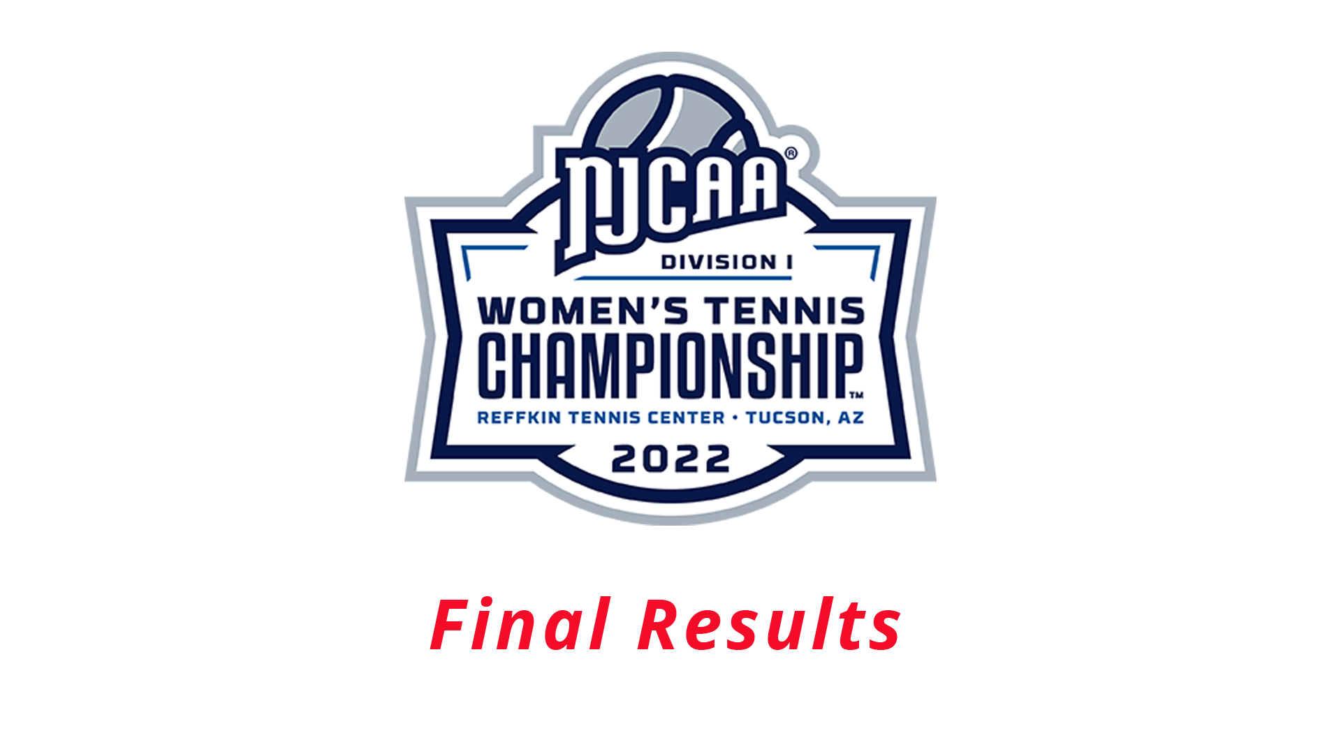 Photo: Final team scores for NJCAA Division I Women's Tennis Championship